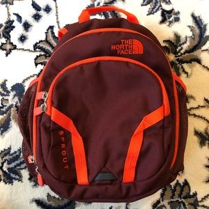 Hokie-colored North Face Sprout Backpack 🎒